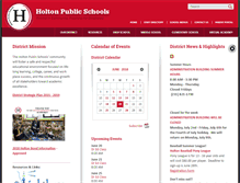 Tablet Screenshot of holtonschools.com